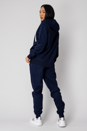 Set Winter hanorac cu fermoar si pantalon Navy [2]