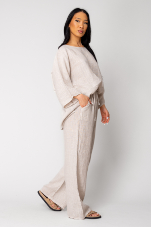 Set Kalie Bluza si Pantalon lung 100% IN Beige [1]