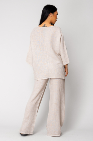 Set Kalie Bluza si Pantalon lung 100% IN Beige [4]