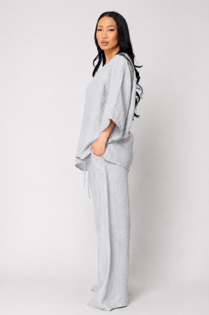 Set Kalie II Bluza si Pantalon lung 100% in Light Grey [3]