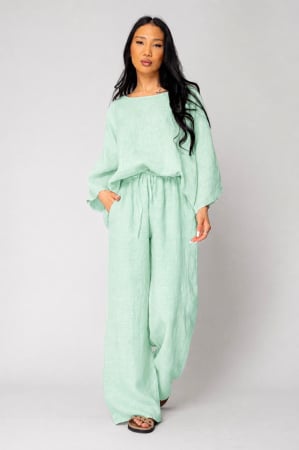 Produse din IN - Set Kalie II Bluza si Pantalon lung 100% in Mint