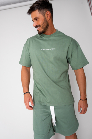 Summer Sets - Set Kobe II T-Shirt and short pants Oversized Dark Olive