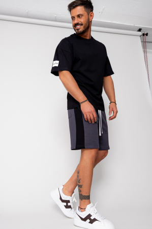 SALE - Set LeClub T-Shirt oversized and short pants Duo Black