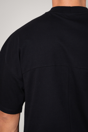 Set LeClub tricou oversized si pantalon scurt Black [3]