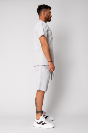 Set Axis tricou si pantalon scurt Grey [1]