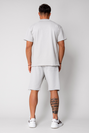 Set Axis tricou si pantalon scurt Grey [4]