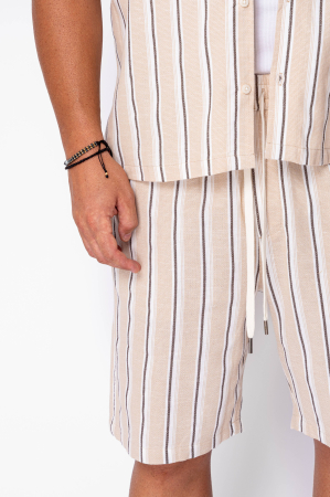 Set Line Shirt and Shorts Knitted Beige [4]