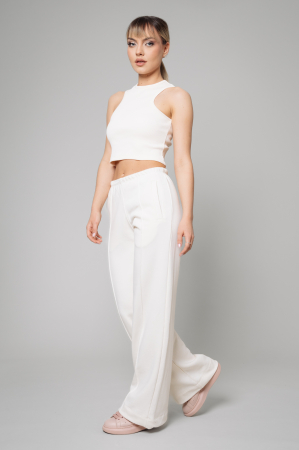 Lineea set long bustier and long trousers Off White [1]