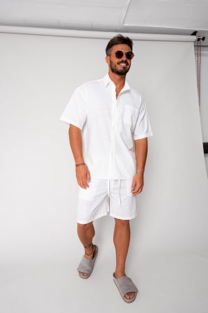 Summer Sets - Set Vento shirt and short pants White