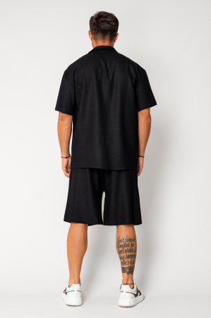 Set Lion shirt and short pants Black [3]