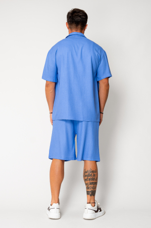Set Lion shirt and short pants Blue [3]