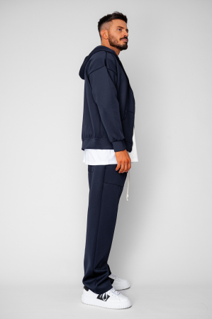 Set Loren Jacheta cu fermoar si Pantalon lung Navy [2]