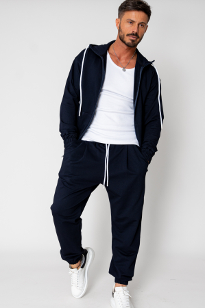 SALE - Set Neo Zip Hoody and Long Pants Navy