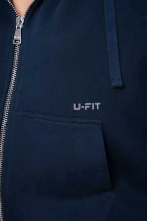 Set Mella hanorac cu fermoar si pantalon Navy [3]