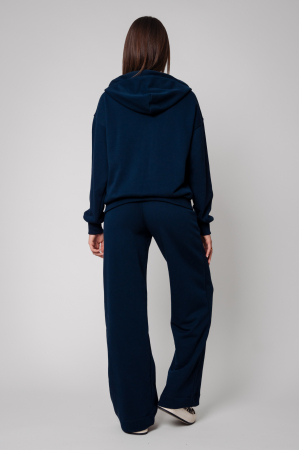 Set Mella hanorac cu fermoar si pantalon Navy [2]