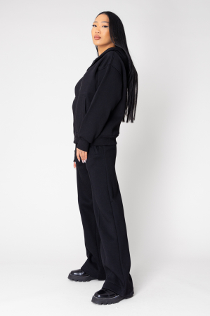 Set Mella Winter sweatshirt with zipper and Black long pants [1]