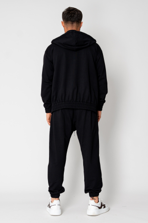 Set Neo Zip Hoody and Long Pants Black [3]