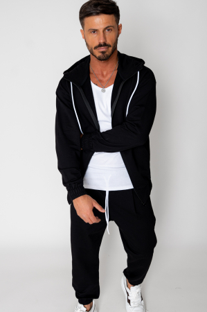 SALE - Set Neo Zip Hoody and Long Pants Black
