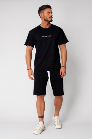 Set Axis T-Shirt and short pants Black [1]