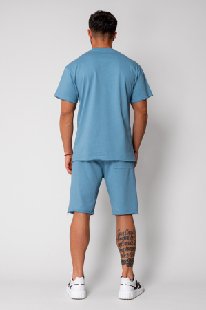 Set Axis tricou si pantalon scurt Storm Blue [3]