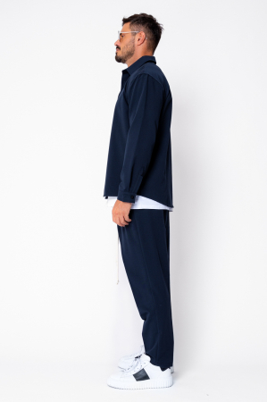 Set Shirt and long pants with drawstring Premium Navy [2]