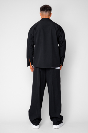 Set Oversized Camasa si pantalon lung Black [3]