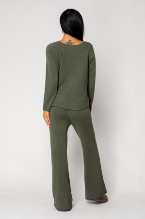 Set Vellera Pulover si Pantalon lung Olive [2]