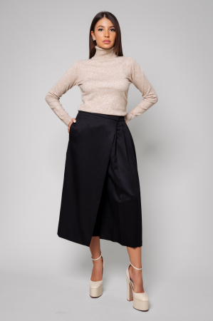 Black long skirt-pants [6]