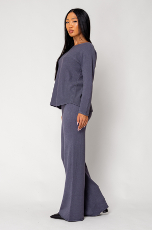 Grey Anthracite Sweater and Long Pants Set [1]