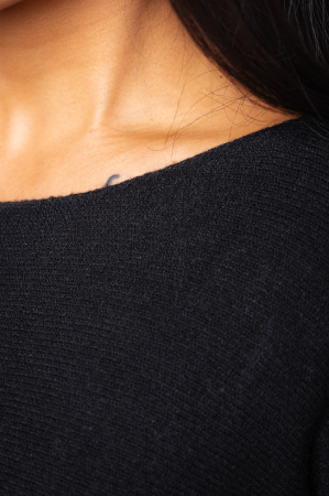 Black Sweater and Long Pants Set [3]