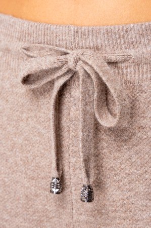 Set Pulover si Pantalon lung 100% Lana, Light Brown [3]