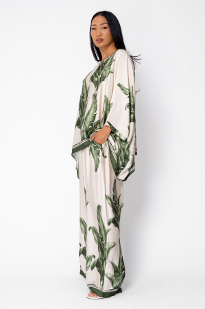 Set Shells Blouse and long pants in Green [1]