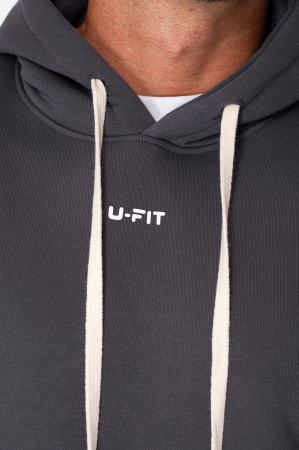 Street Winter sweatshirt and straight pants set Grey Anthracite [1]