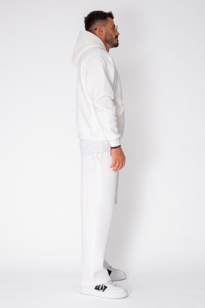 Street Winter sweatshirt and straight pants set Off White [5]