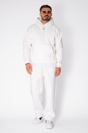 Street Winter sweatshirt and straight pants set Off White [4]