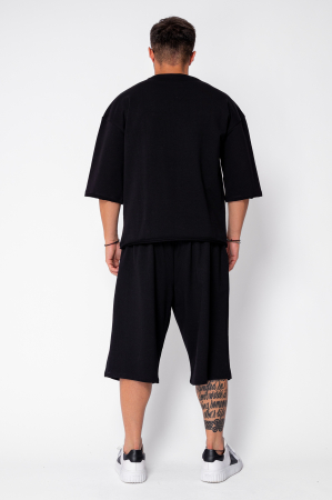 Set Flex Oversized T-Shirt and Baggy Pants Black [3]