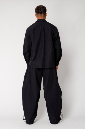 Set Super Oversized Shirt and Long Pants Black [3]