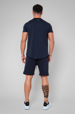 Set T-shirt Man Asymetric with short pants Grey Anthracite [2]