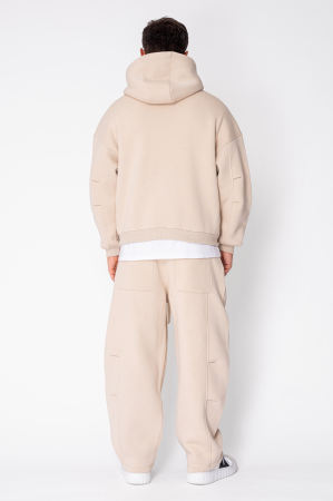 Set Urban Winter sweatshirt and balloon pants Beige [3]