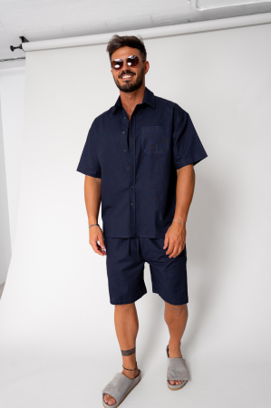 SALE - Set Vento shirt and short pants Navy