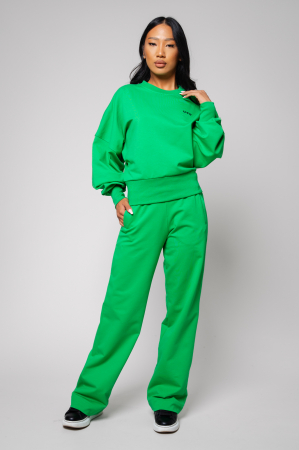 Sale Women - Set Volla blouse and long pants Green