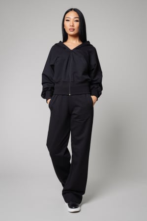 Sale Women - Set Volla hoodie with zipp and long pants Black
