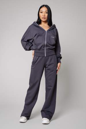 Sale Women - Set Volla hoodie with zipp and long pants Grey Anthracite