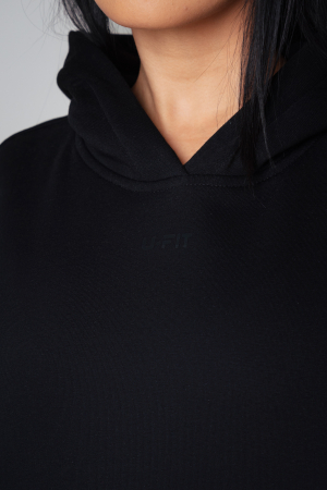 Set Winter Easy hanorac si pantalon Oversized Black [3]