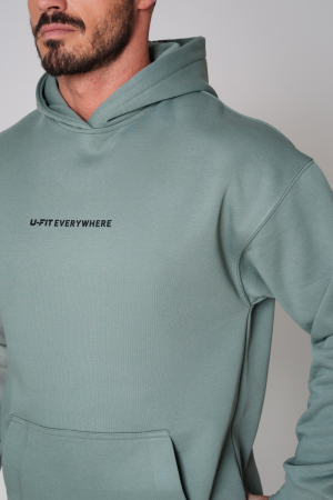 Set Winter Easy hanorac si pantalon Oversized Olive [3]