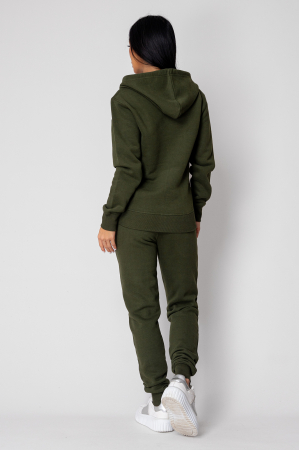 Set Winter hanorac cu fermoar si pantalon Kaki [2]