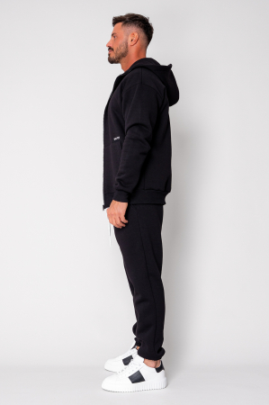 Set Winter hanorac cu fermoar si pantalon Black [2]