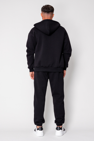 Set Winter hanorac cu fermoar si pantalon Black [3]