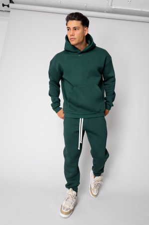 SALE - Set Winter Hoody and pants Bottle Green