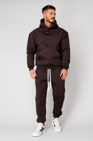 Set Winter Hoody and pants Brown [1]